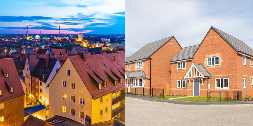 Comparing German real estate to UK properties